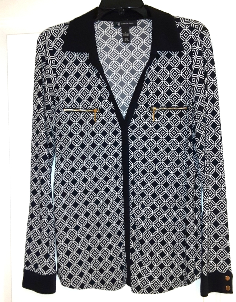 INC INTERNATIONAL CONCEPTS PULLOVER LONG SLEEVE